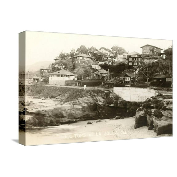 Art.com La Jolla Cove, San Diego, California Stretched Canvas Print Wall Art, 18" x 12"