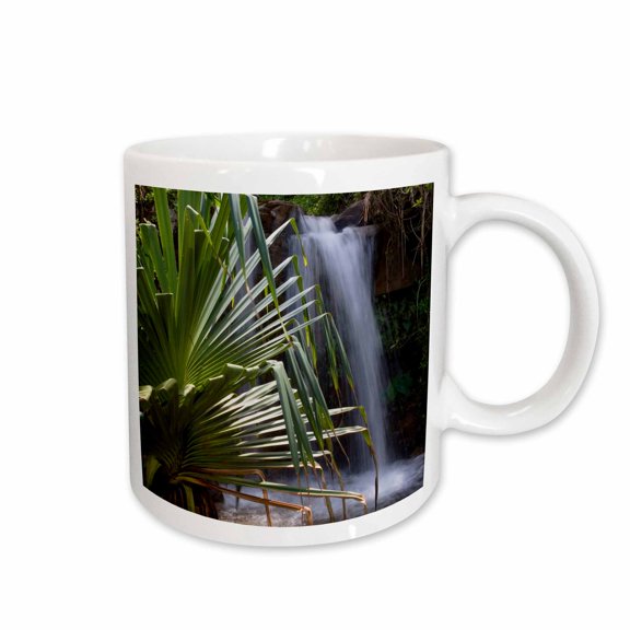 3drose, Waterfall, Princeville, Hanalei, Kauai, Hawaii - Us12 Dpb0253 - Douglas Peebles, 15oz Mug
