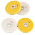 thumbnail image 6 of Buffing Buffer Wheel Bench 15mm Polishing Hot Soft Pad 4/100mm White / Yellow, 6 of 6