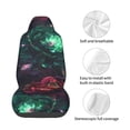 thumbnail image 4 of Balery Red And Green Carnation Funda de Asiento para Auto con Diseño - Cubierta Frontal Suave y Transpirable con Protector Antideslizante- 1 Unidad, 4 of 5