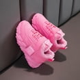 thumbnail image 4 of Dpytoraw Winter Kids Sneakers With Sole Lightweight Outdoor Winter Shoes For Girls Cozy Fleece Lined Straps And Laces Warm Durable Play Shoes Girls Sports Shoes Size 10, 4 of 5