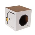 thumbnail image 4 of Casa corrugada para gatos, condominio para gatitos, Castillo escondite, cama para salón, caja rascadora para gatos, decoración del hogar para cumpleañ 32cmx32cmx32cm, 4 of 8