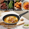 thumbnail image 3 of Vivicreate 10″ Non-Stick Skillet – Easy Clean Interior & Exterior Coating, Induction & Gas Stove Compatible, Healthy Everyday Cooking, 3 of 7