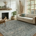thumbnail image 4 of Kueth, Machine Washable Area Rug, Classic Blue, 4 of 10