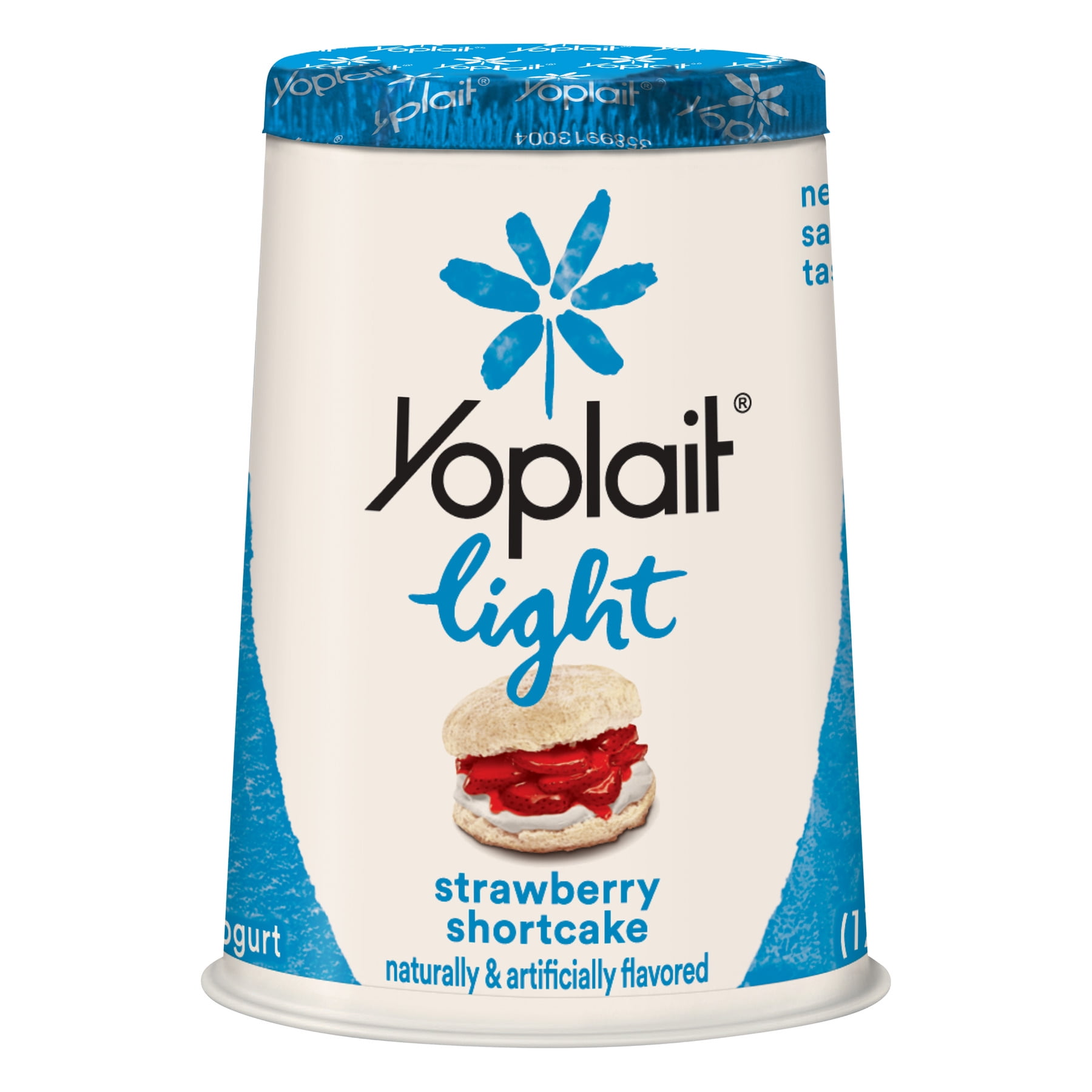 Yoplait Light Fat Free Yogurt Strawberry Shortcake, 6 oz