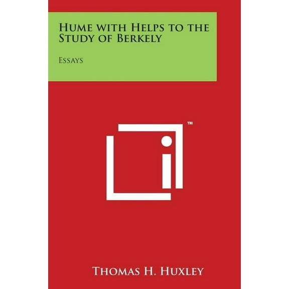 Hume with Helps to the Study of Berkely: Essays (Paperback)