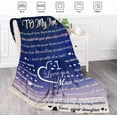 thumbnail image 3 of Gifts for Mom from Daughter, Throw Blanket for Mom Women, Mom Gifts Cozy Fleece Flannel Mother Blanket, I Love You Mom Soft Blanket, Mother‘s Day Blanket Birthday Gifts, 50" x 60", 3 of 6