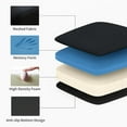 thumbnail image 6 of 6" Extra Thick Memory Foam Office Chair Cushion – 2-Layer Booster Seat for Back & Tailbone Pain Relief, 18 x 16 x 6in Non-Slip Cushion with Carry Handle for Wheelchair, Car, and Airplane, 6 of 9