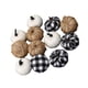 thumbnail image 1 of 12x calabazas artificiales BLESIY de Otoño accesorios vegetales falsos decoración ligera, 1 of 8