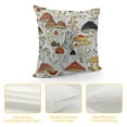 thumbnail image 4 of Nawypu Pack of  Mushroom Pillow Cover, Soft Solid Decorative Square Throw Pillow Covers Set with Zipper, Mushroom Decor for Couch Sofa Living Room Bedroom, 4 of 5