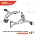 thumbnail image 4 of A-Premium 4Pcs Front Suspension Kit Lower Control Arm Sway Bar Link Compatible with Mercedes-Benz GL320 ML320 2007-2009 GL350 2010-2012 GL450 2007-2012 GL550 2008-2012 ML350 ML450 ML500 ML550, 4 of 9