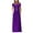 01 Purple, variant on Dress for Womens Summer Casual Solid Color Maxi Dresses Plus Size Sun Dresses