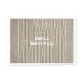 thumbnail image 2 of Mineral Spring Luxury Bath Stripe Tufted Polyester Bath Rug, Polished Taupe, 17" x 24", 2 of 7