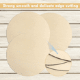 thumbnail image 4 of 6Pcs 12 Inch Wood Circles for Crafts, Unfinished Blank Wooden Rounds Slice Wooden Cutouts for, 4 of 8