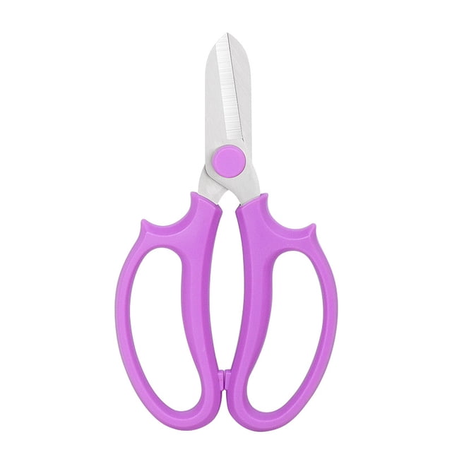 Tijeras florales Lin Tai Zuo - Tijeras profesionales para arreglos florales, tijeras de podar, cortadores de flores para uso doméstico, tijeras especiales para floristería 401 Morado a granel
