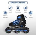 thumbnail image 3 of Endless EL-1031LBLUE Inline Adjustable Skates - Blue - Large, 3 of 6