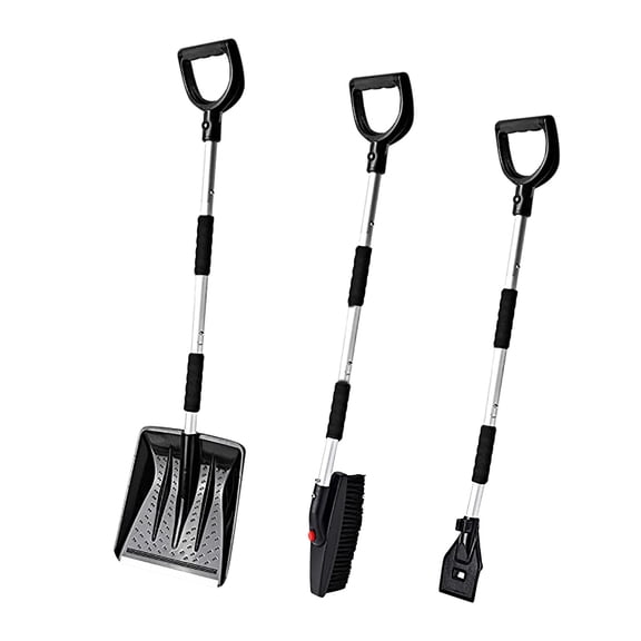 3-In-1 Snow Removal Kit Multifunctional Portable Detachable Snow Removal Tool