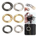 SOFEIYA 10pcs Metal Lobster Clasps Hooks Keyring For DIY Jewelry Making