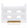 thumbnail image 1 of Egg Shelf for Fridge Egg Organizer for Home Use Maintain Freshness Prevent Collision PET Material 1Pcs, 1 of 4