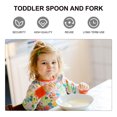 thumbnail image 4 of WHAMVOX 1 Set Toddler Forks Toddler Cutlery Orange 304 Stainless Steel for Mealtime, 4 of 8