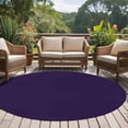 thumbnail image 4 of Pure Darkorchid Round Area Rug 7 FT, Non Slip Living Room Area Carpet, Simple Solid Color Washable Soft Circular Rug Non-Shedding Floor Carpet for Bedside Office Play Room Classroom, 4 of 9