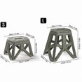 thumbnail image 2 of Folding Stool Stool Camping Fishing Home Kitchen, Folding Stool (Black L), 2 of 5