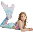 thumbnail image 5 of Mermaid Tails for Swimming for Girls Kids Mermaid Swimsuit（no Monofin） High quality, 5 of 5