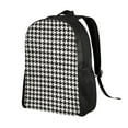 thumbnail image 2 of Haiem Houndstooth Black And White Backpack - Stylish and Durable 15-inch Laptop Backpack with Waterproof Oxford Fabric, 2 of 8