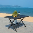 thumbnail image 6 of SAFAVIEH Outdoor Collection Akita Folding Table Black, 6 of 7