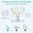 thumbnail image 6 of INFANS Baby Activity Center, 3 in 1 Play Center Jumpers and Bouncers with Music, Lights, Interactive Toys, 360°Rotating Seat, 3 Adjustable Heights, Exersaucer Learning Toys for Baby 6-12 Months, 6 of 9