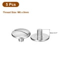 thumbnail image 3 of M6x8mm Extra Large Flat Head Slotted Screws, 5 Pack 304 Stainless Steel Bolts, 3 of 5