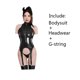 thumbnail image 3 of Body erótico de cuero Pu para mujer, lencería de peluche sin entrepierna, ropa de discoteca Wetlook, Catsuit de látex, disfraz fetiche, 3 of 5