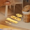 thumbnail image 5 of 1/12 Scale Dollhouse Door Lock Miniature Hardware Handle Alloy Accessories for Kids Pretend Play Toy, 5 of 6