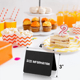 80 Pieces Mini Chalkboard Signs AShaped Chalkboard Tables Buffet Tags
