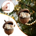 thumbnail image 2 of Animal Christmas Tree Ornaments, Cute Woodland Wildlife Ornaments Funny Forest Animal Hanging Ornaments for Christmas Tree Decorations Fall Holiday Home Decor, 2 of 6