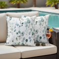 thumbnail image 5 of Sage Green Pillow Covers 2 Pack Eucalyptus Leaf Spring Plant Pillowcase Waterproof Outdoor Throw Pillow Cover for Patio Garden Square Cushion 16”x16”, 5 of 9