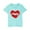 Blue, variant on Girls Clothes under $5.00 Short Sleeve Love Print Round Neck T-shirt Cute Print Top Blue 5 Years