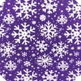 thumbnail image 6 of Orinice Snowflake Pattern Round Table Cover Stain Resistant Washable Indoor Outdoor Tablecloth Kitchen Dining Wedding Parties 100% Polyester Fiber 42-46, 6 of 8