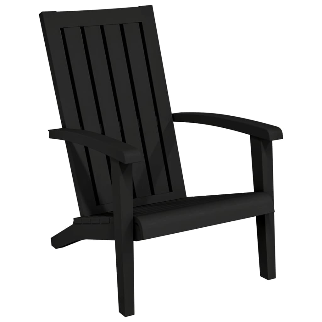 vidaXL Adirondack Chair Outdoor Furniture Lawn Chair for Deck Polypropylene