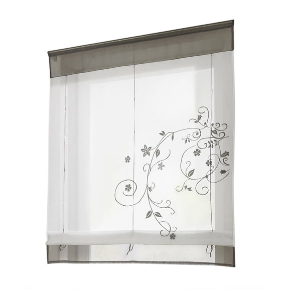 Voile Sheer Curtains Grommet,Look Semi Sheer Windows Panels,Elegant Solid Color Touch Soft Drapes, 23X46 Inch for Living Room Bedroom