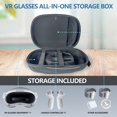 thumbnail image 4 of EVA Hard Carrying Case for 4 Ultra VR Accessories VR Glasses Storage Bag, 4 of 11