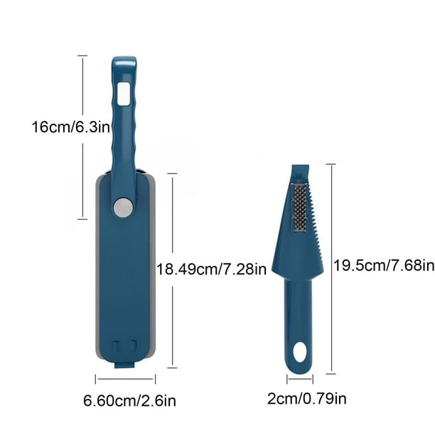 Herunwer Multifunctional Detachable Cleaning Brush Set, Magnetic Window and Gap Cleaner for Tiles, Grout, and Corners