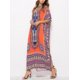 thumbnail image 3 of TEELYNN, vestidos maxi caftán de rayón con estampado floral étnico, vestido de playa de verano, vestido bohemio con abertura lateral, vestidos sueltos para mujer, vestido, 3 of 5