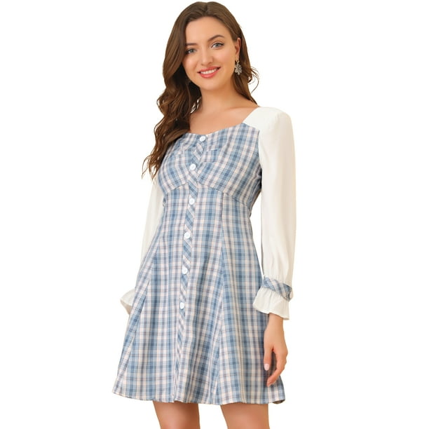 Trendy 2024 plaid dress