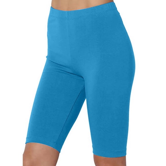 Qiopertar Women's Yoga Leggings Fitness Running Gym Pants Solid Sports Active Tights Casual Fashion Comfy Stretchy Workout Lounge, Sky Blue S