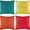 Blue+Yellow+Orange+Red, variant on SHANNA 18" x18" Patio Tent Green Polyester Square Decorative Pillow Cover, Waterproof (4 Count)