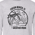 thumbnail image 4 of Inktastic Summer Vacation Mode Cocoa Beach Florida Long Sleeve Youth T-Shirt, 4 of 5