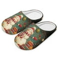 thumbnail image 6 of Chaqlin Christmas Design Snoaman Womens Indoor Outdoor Slippers Non Slip Rubber Sole Warm Plush Cozy Comfy House Shoes Soft Fuzzy Anti Skid Comfortable Sole, 6 of 7