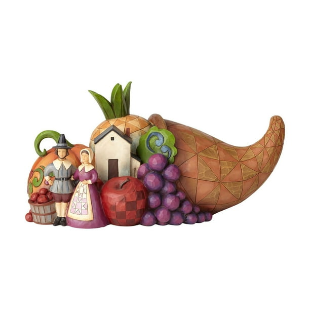 jim shore harvest cornucopia