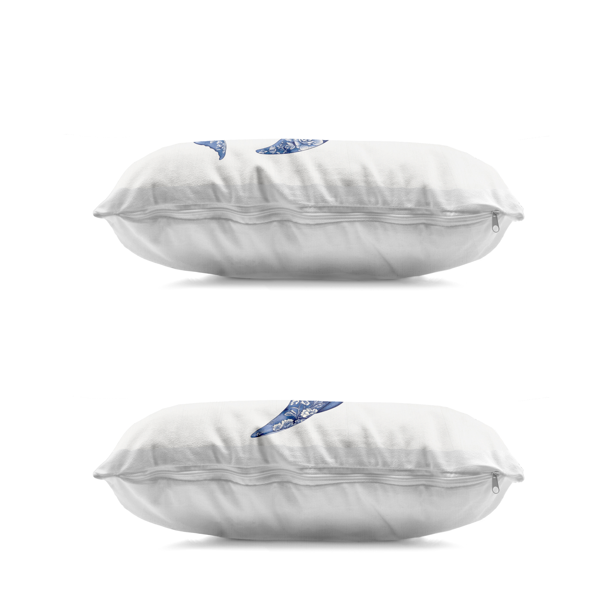 Stupell Industries Blooming Toile Pattern Whales 2 Piece Decorative Printed Throw Pillow Set, design by Lettered and Lined